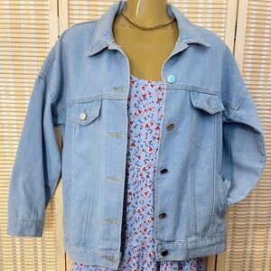 Light Blue Denim Jean Jacket